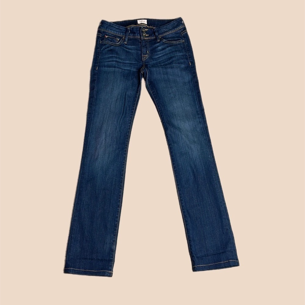 Hudson Women’s Ginny Low-Rise Straight Leg Jeans Blue Size 25
